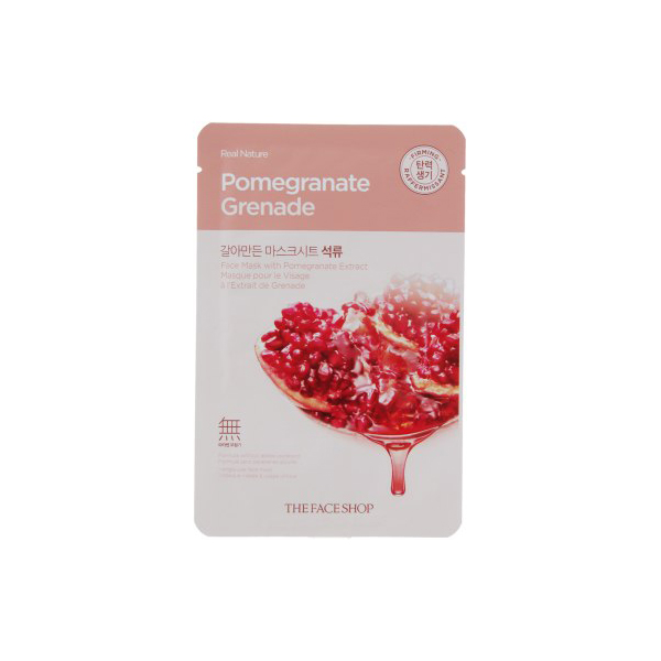 Маска для лица тканевая The Face Shop Real Nature Mask Sheet Pomegranate 2017
Маска для лица тканевая The Face Shop Real Nature Mask Sheet Pomegranate 2017