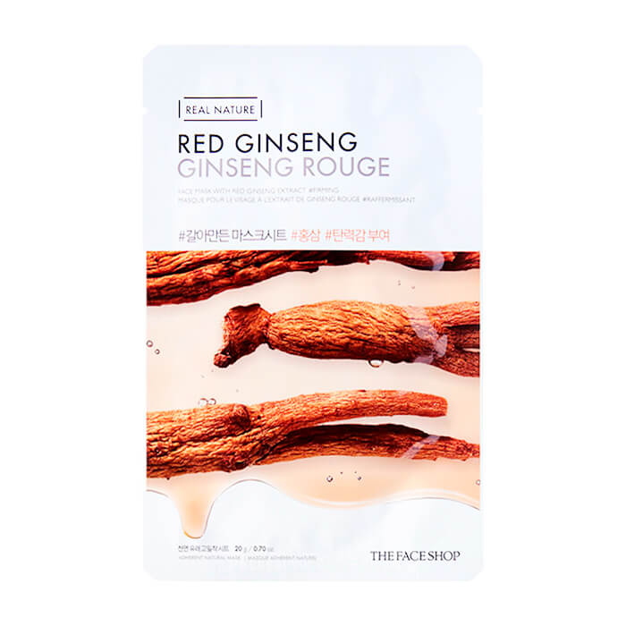 Маска для лица тканевая The Face Shop Real Nature Mask Sheet Red Ginseng
Маска для лица тканевая The Face Shop Real Nature Mask Sheet Red Ginseng