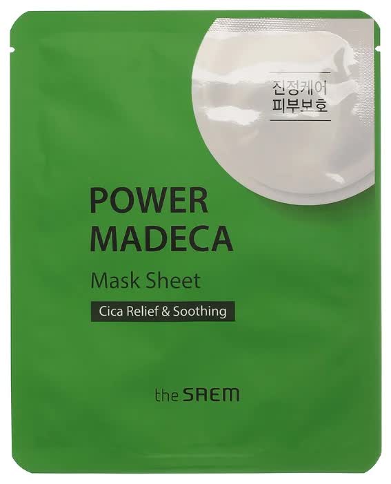 Маска на тканевой основе для лица The Saem Power Centella Mask Sheet 28 г
Маска на тканевой основе для лица The Saem Power Centella Mask Sheet 28 г
