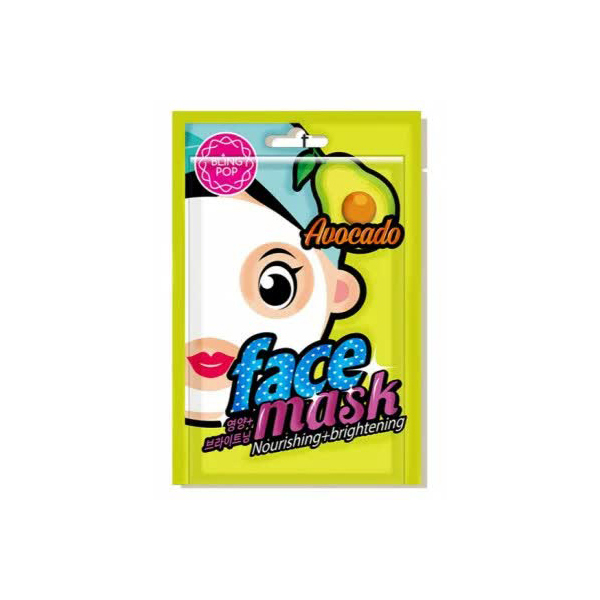 Маска для лица тканевая BLING POP AVOCADO NOURISHING & BRIGHTENING MASK 20мл
Маска для лица тканевая BLING POP AVOCADO NOURISHING & BRIGHTENING MASK 20мл