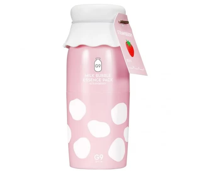 Маска для лица кислородная MILK BUBBLE ESSENCE PACK - STRAWBERRY 50мл
Маска для лица кислородная MILK BUBBLE ESSENCE PACK - STRAWBERRY 50мл