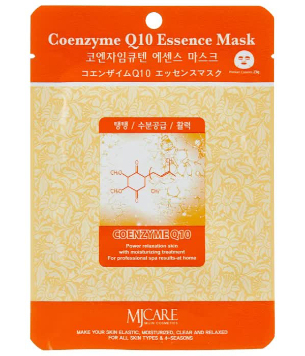 Маска тканевая для лица Коэнзим MJ Care Coenzyme Q10 Essence Mask 23гр
Маска тканевая для лица Коэнзим MJ Care Coenzyme Q10 Essence Mask 23гр