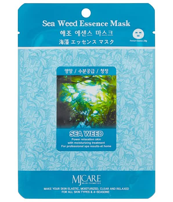 Маска тканевая для лица Морские водоросли Sea Weed Essence Mask 23гр
Маска тканевая для лица Морские водоросли Sea Weed Essence Mask 23гр