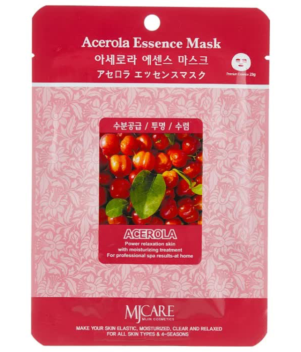 Маска тканевая для лица Ацерола Acerola Essence Mask 23гр
Маска тканевая для лица Ацерола Acerola Essence Mask 23гр