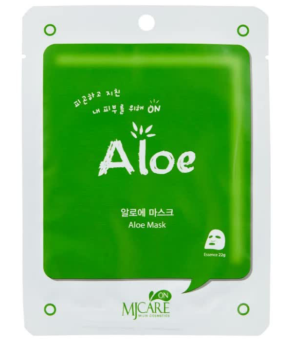 Маска тканевая с алоэ MJ on Aloe mask pack 22гр
Маска тканевая с алоэ MJ on Aloe mask pack 22гр