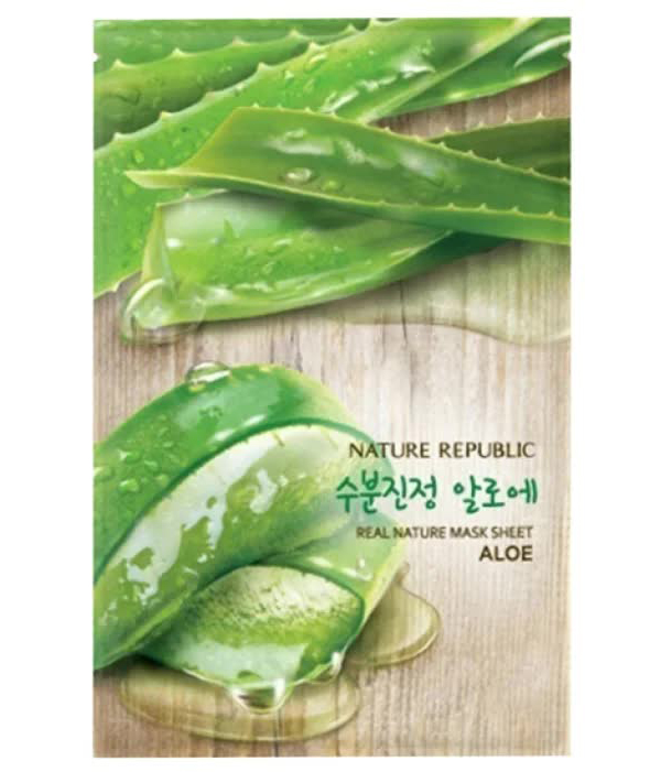 Маска для лица листовая REAL NATURE ALOE MASK SHEET 23мл
Маска для лица листовая REAL NATURE ALOE MASK SHEET 23мл