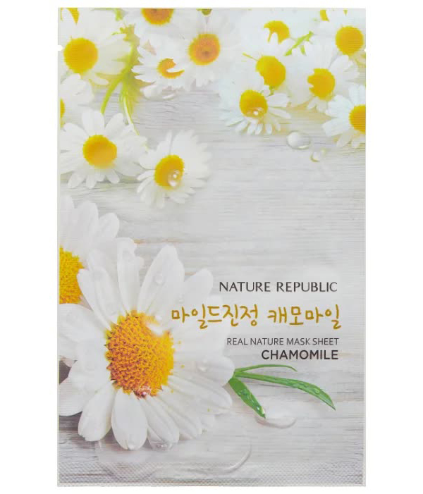 Маска для лица листовая REAL NATURE CHAMOMILE MASK SHEET 23мл
Маска для лица листовая REAL NATURE CHAMOMILE MASK SHEET 23мл