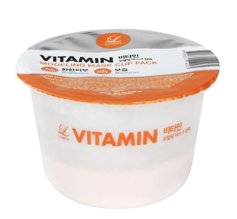 Маска для лица альгинатная с витаминами Lindsay Vitamin Modeling Mask Cup Pack, 28 г
Маска для лица альгинатная с витаминами Lindsay Vitamin Modeling Mask Cup Pack, 28 г