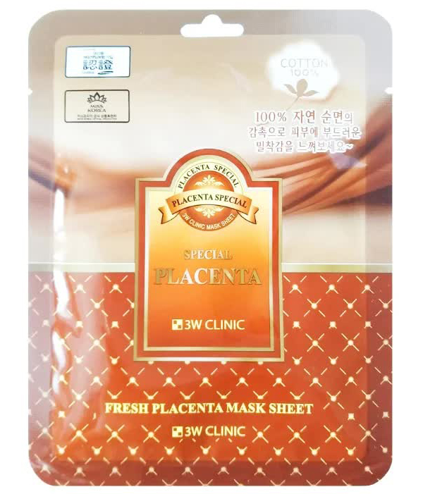 Тканевая маска для лица с экстрактом плаценты Fresh Placenta Mask Sheet
Тканевая маска для лица с экстрактом плаценты Fresh Placenta Mask Sheet