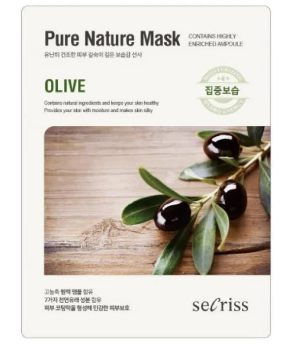АН Secriss Маска для лица тканевая Secriss Pure Nature Mask Pack-Olive 25мл
АН Secriss Маска для лица тканевая Secriss Pure Nature Mask Pack-Olive 25мл