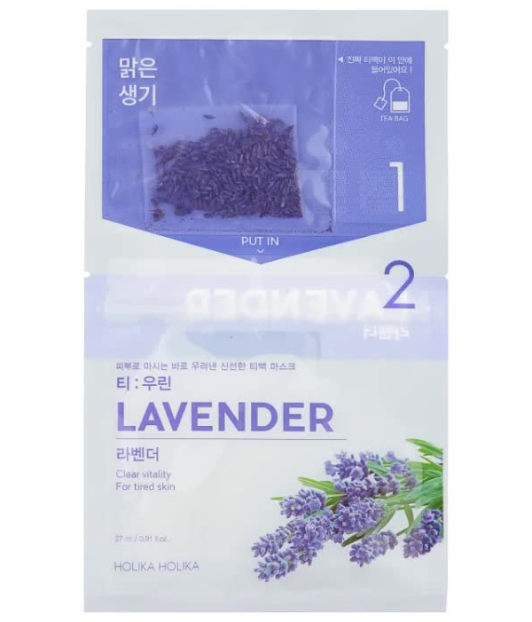 Holika Holika Чай-маска Brewing Tea Bag Mask Lavender с лавандой, 30 мл
Holika Holika Чай-маска Brewing Tea Bag Mask Lavender с лавандой, 30 мл