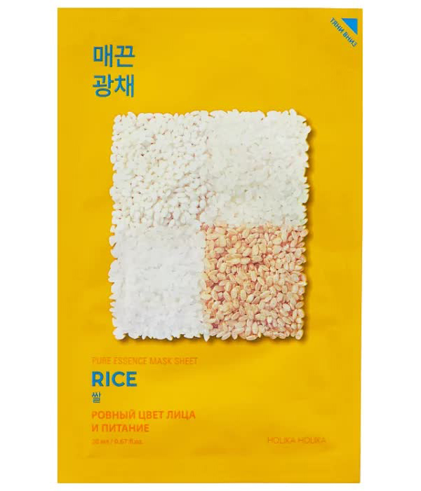 Holika Holika Тканевая маска против пигментации Pure Essence Mask Sheet Rice, рис, 20 мл
Holika Holika Тканевая маска против пигментации Pure Essence Mask Sheet Rice, рис, 20 мл
