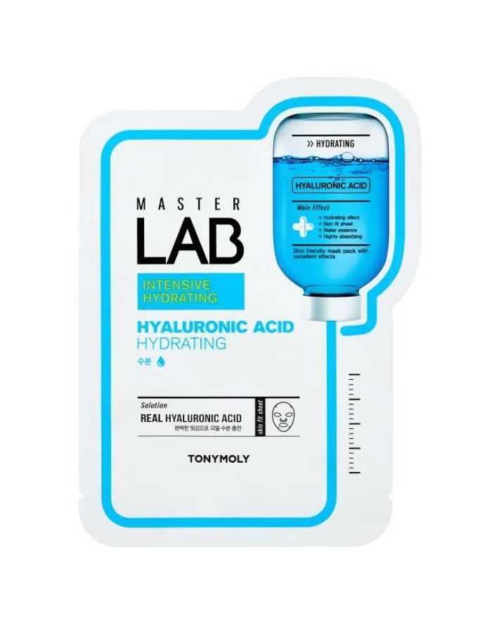 TONYMOLY Тканевая маска для лица с гиалуроновой кислотой MASTER LAB REAL HYALURONIC ACID, 19г
TONYMOLY Тканевая маска для лица с гиалуроновой кислотой MASTER LAB REAL HYALURONIC ACID, 19г