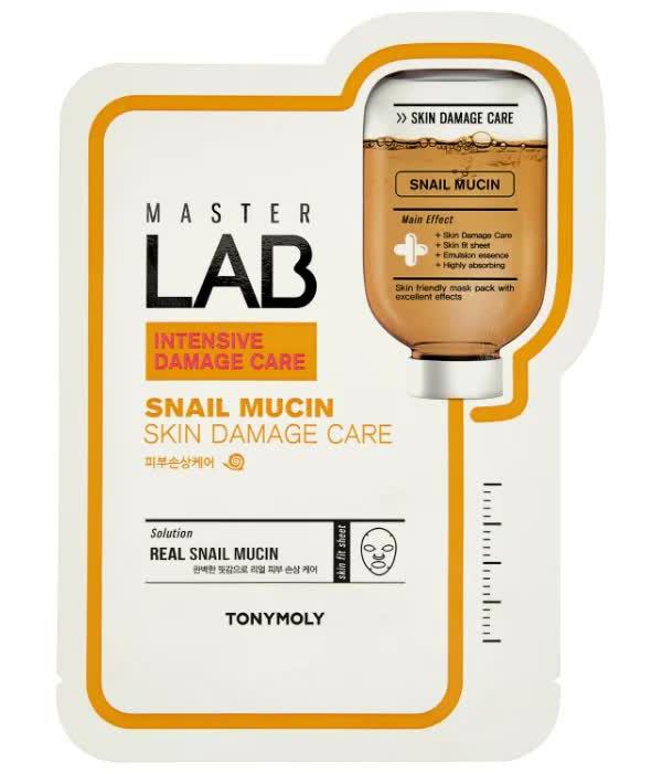 TONYMOLY Тканевая маска для лица с муцином улитки MASTER LAB REAL SNAIL MUCIN, 19г
TONYMOLY Тканевая маска для лица с муцином улитки MASTER LAB REAL SNAIL MUCIN, 19г