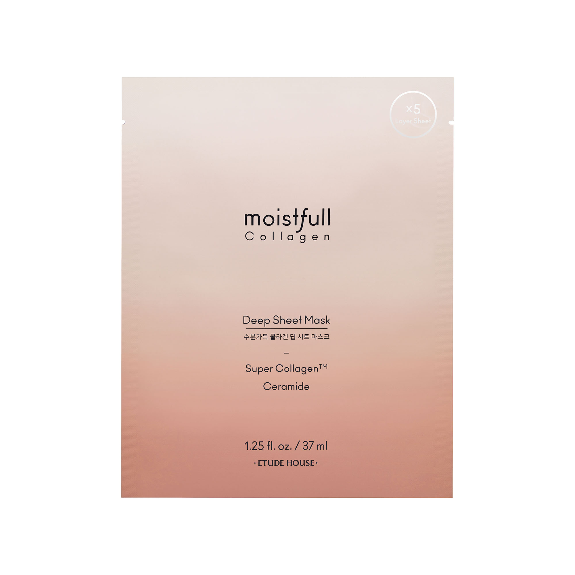 ETUDE HOUSE Тканевая Маска для лица с коллагеном Moistfull Collagen Deep Sheet Mask, 37мл
ETUDE HOUSE Тканевая Маска для лица с коллагеном Moistfull Collagen Deep Sheet Mask, 37мл