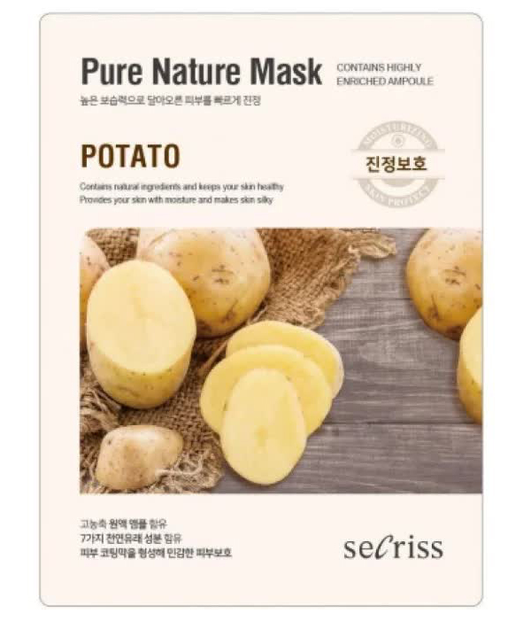АН Secriss Маска для лица тканевая Secriss Pure Nature Mask Pack-Potato 25мл
АН Secriss Маска для лица тканевая Secriss Pure Nature Mask Pack-Potato 25мл