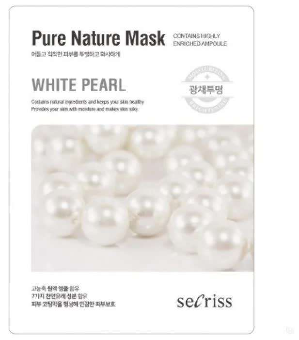 АН Secriss Маска для лица тканевая Secriss Pure Nature Mask Pack- White pearl 25мл
АН Secriss Маска для лица тканевая Secriss Pure Nature Mask Pack- White pearl 25мл