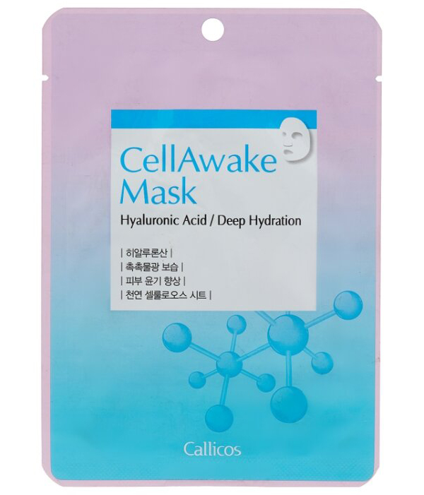 Callicos Увлажняющая тканевая маска для лица с гиалуроновой кислотой CellAwake Hyaluronic Acid, 25 г
Callicos Увлажняющая тканевая маска для лица с гиалуроновой кислотой CellAwake Hyaluronic Acid, 25 г