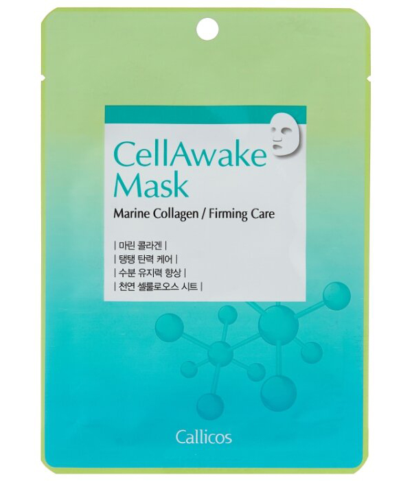 Callicos Питательная тканевая маска для лица с морским коллагеном CellAwake Marine Collagen, 25 г
Callicos Питательная тканевая маска для лица с морским коллагеном CellAwake Marine Collagen, 25 г