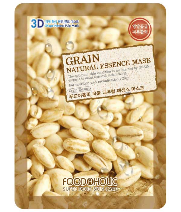 FoodaHolic Питательная тканевая 3D маска с экстрактом зерновых культур Grain Natural Essence Mask, 23 мл
FoodaHolic Питательная тканевая 3D маска с экстрактом зерновых культур Grain Natural Essence Mask, 23 мл