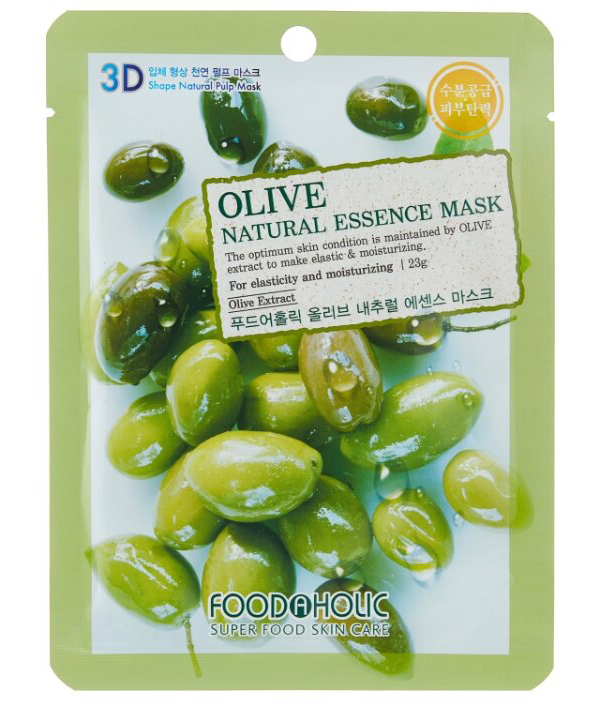 FoodaHolic Тканевая 3D маска с экстрактом оливы для увлажнения и питания кожи Olive Natural Essence Mask, 23 мл
FoodaHolic Тканевая 3D маска с экстрактом оливы для увлажнения и питания кожи Olive Natural Essence Mask, 23 мл