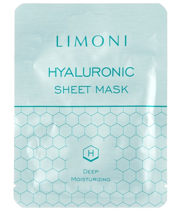 LIMONI Тканевая маска для лица с гиалуроновой кислотой Deep Moisturizing Hyaluronic Sheet Mask, 20 г
LIMONI Тканевая маска для лица с гиалуроновой кислотой Deep Moisturizing Hyaluronic Sheet Mask, 20 г