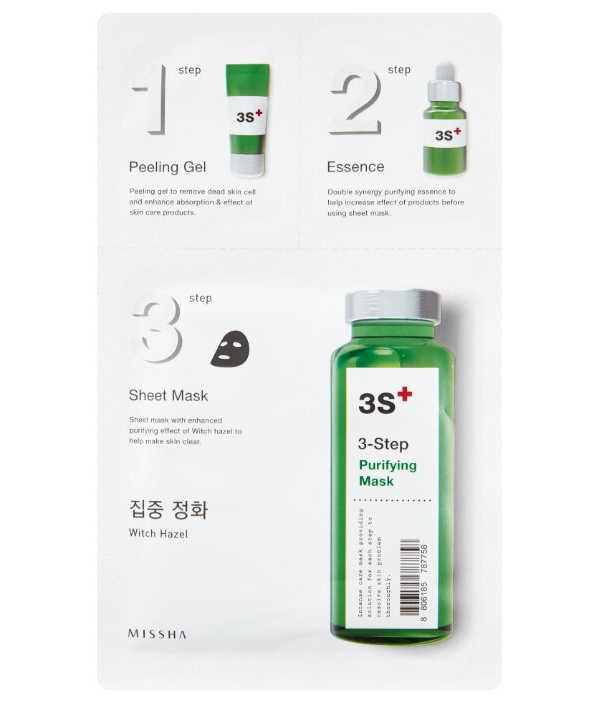 Маска для лица MISSHA 3step Purifying Mask
Маска для лица MISSHA 3step Purifying Mask