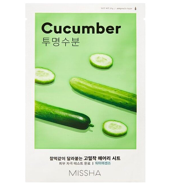 Маска для лица MISSHA Airy Fit Sheet Mask (Cucumber)
Маска для лица MISSHA Airy Fit Sheet Mask (Cucumber)