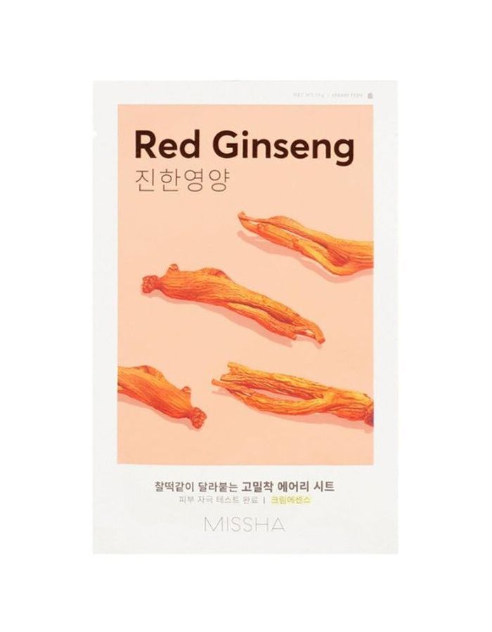 Маска для лица MISSHA Airy Fit Sheet Mask (Red Ginseng)
Маска для лица MISSHA Airy Fit Sheet Mask (Red Ginseng)