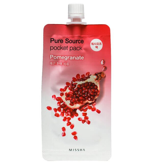 Маска для лица MISSHA Pure Source Pocket Pack (Pomegranate) 10 мл
Маска для лица MISSHA Pure Source Pocket Pack (Pomegranate) 10 мл
