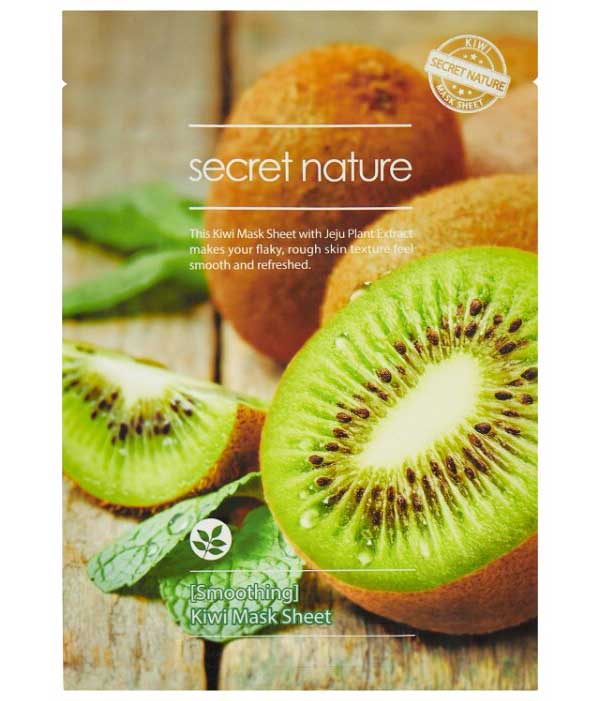 Secret Nature Тканевая маска для лица с киви Smoothing Kiwi Mask Sheet, 25 мл
Secret Nature Тканевая маска для лица с киви Smoothing Kiwi Mask Sheet, 25 мл