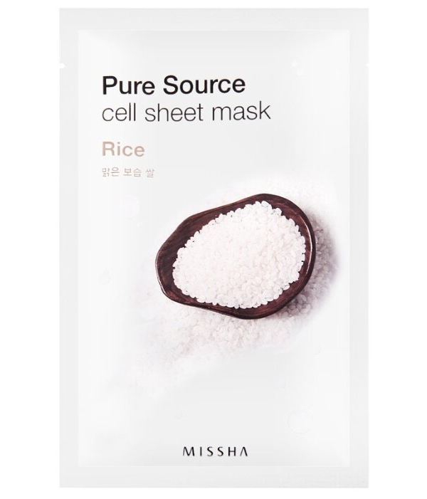 Увлажняющая маска для лица MISSHA Pure Source Cell Sheet Mask (Rice) 21g
Увлажняющая маска для лица MISSHA Pure Source Cell Sheet Mask (Rice) 21g