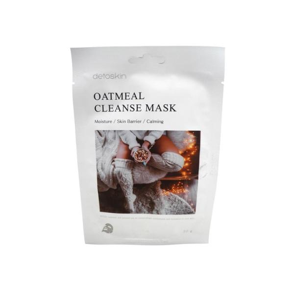 DETOSKIN. Тканевая маска очищающая на основе овсянки, OATMEAL CLEANSE MASK 30 г
DETOSKIN. Тканевая маска очищающая на основе овсянки, OATMEAL CLEANSE MASK 30 г