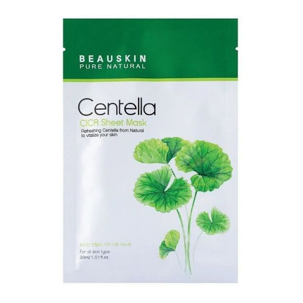 BEAUSKIN Centella CICA Тканевая маска для лица, с экстр. центеллы 30 мл.
BEAUSKIN Centella CICA Тканевая маска для лица, с экстр. центеллы 30 мл.
