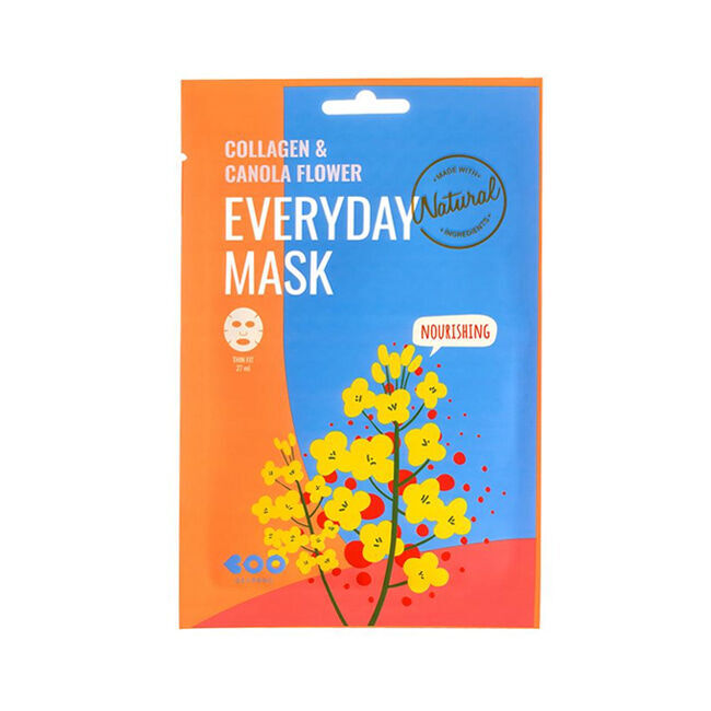 DEARBOO. Тканевая маска с коллагеном и цветком канолы COLLAGEN & CANOLA FLOWER EVERYDAY 27 мл.
DEARBOO. Тканевая маска с коллагеном и цветком канолы COLLAGEN & CANOLA FLOWER EVERYDAY 27 мл.