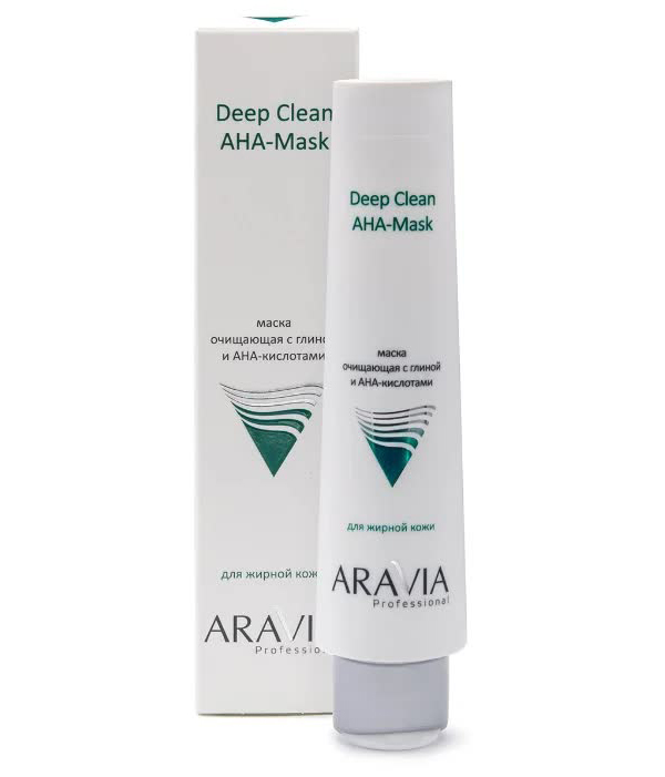 Маска очищающая Aravia Professional с глиной и AHA-кислотами для лица Deep Clean AHA-Mask
Маска очищающая Aravia Professional с глиной и AHA-кислотами для лица Deep Clean AHA-Mask