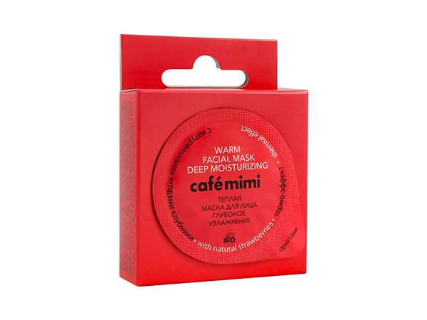 Маска для лица теплая Cafemimi Глубокое увлажнение Клубника 15 мл
Маска для лица теплая Cafemimi Глубокое увлажнение Клубника 15 мл