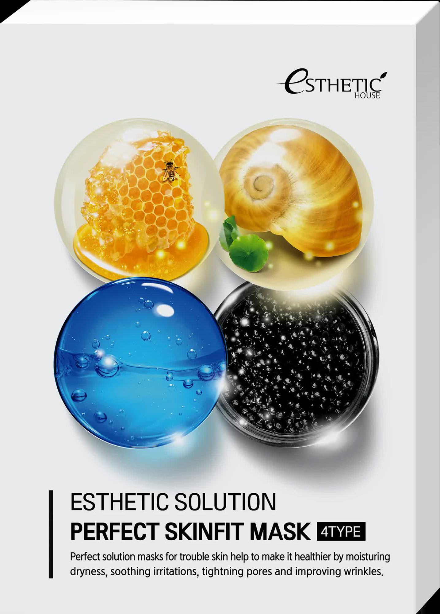 НАБОР Тканевая маска для лица Esthetic House 4 ВИДА Esthetic Solution Perfect Skinfit 25 мл * 4 шт
НАБОР Тканевая маска для лица Esthetic House 4 ВИДА Esthetic Solution Perfect Skinfit 25 мл * 4 шт