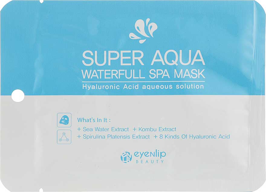 Маска тканевая Eyenlip Super Aqua Waterfull Spa Mask
Маска тканевая Eyenlip Super Aqua Waterfull Spa Mask