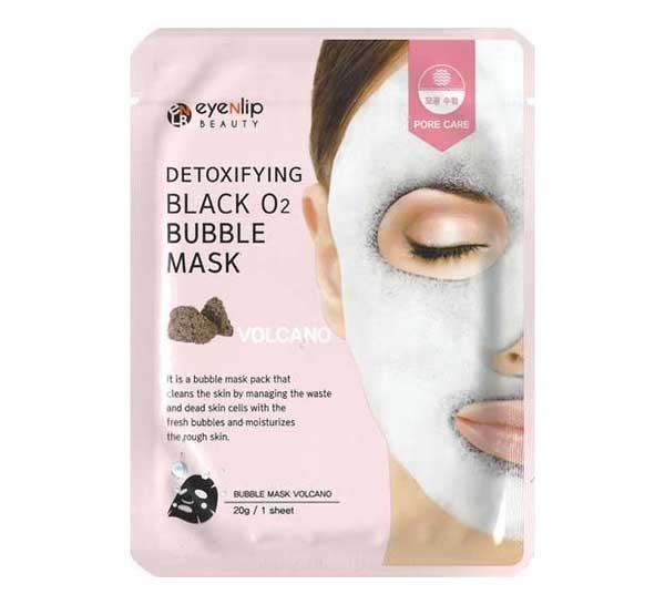 Маска тканевая Eyenlip Detoxifying Black O2 Bubble Mask Volcano 20гр
Маска тканевая Eyenlip Detoxifying Black O2 Bubble Mask Volcano 20гр