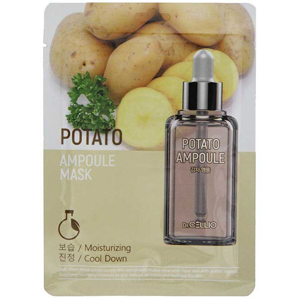 Маска тканевая Dr.CELLIO Potato Ampoule Mask
Маска тканевая Dr.CELLIO Potato Ampoule Mask