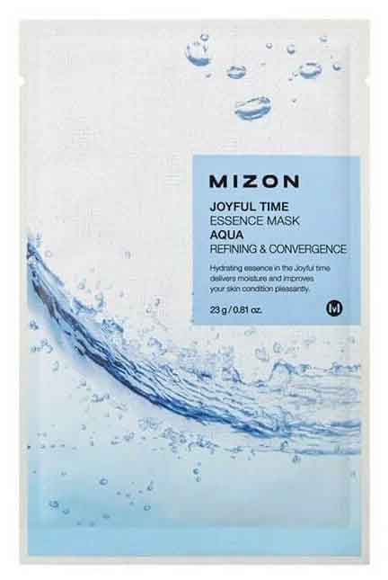 Тканевая маска для лица с морской водой MIZON Joyful Time Essence Mask Aqua
Тканевая маска для лица с морской водой MIZON Joyful Time Essence Mask Aqua