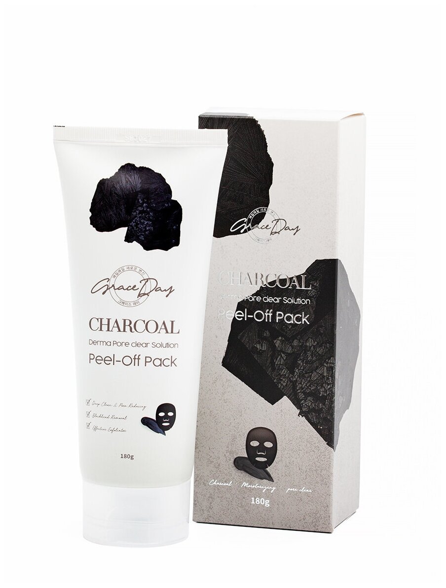 Очищающая маска-пленка Grace Day с углем, 180г
Очищающая маска-пленка Grace Day с углем, 180г