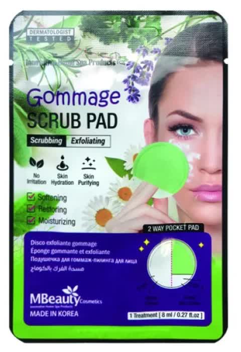 Отшелушивающая подушечка-гоммаж для лица MBeauty Gommage Scrub Pad, 1шт
Отшелушивающая подушечка-гоммаж для лица MBeauty Gommage Scrub Pad, 1шт
