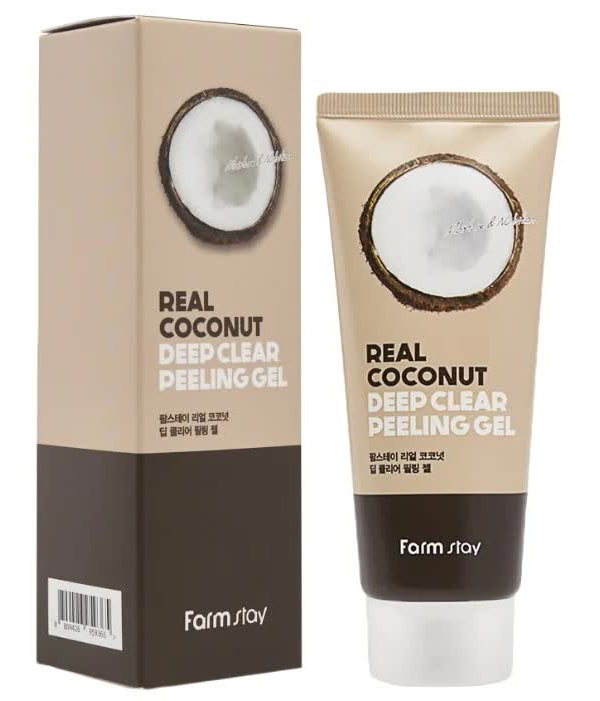 Отшелушивающий гель с экстрактом кокоса FarmStay Real Coconut Deep Clear Peeling Gel 100 мл
Отшелушивающий гель с экстрактом кокоса FarmStay Real Coconut Deep Clear Peeling Gel 100 мл
