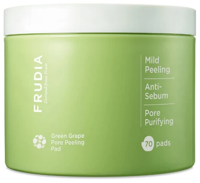 Frudia Пилинг-диски для лица с зеленым виноградом Green Grape Pore Clear Peeling Pad, 70 шт, 210 мл
Frudia Пилинг-диски для лица с зеленым виноградом Green Grape Pore Clear Peeling Pad, 70 шт, 210 мл