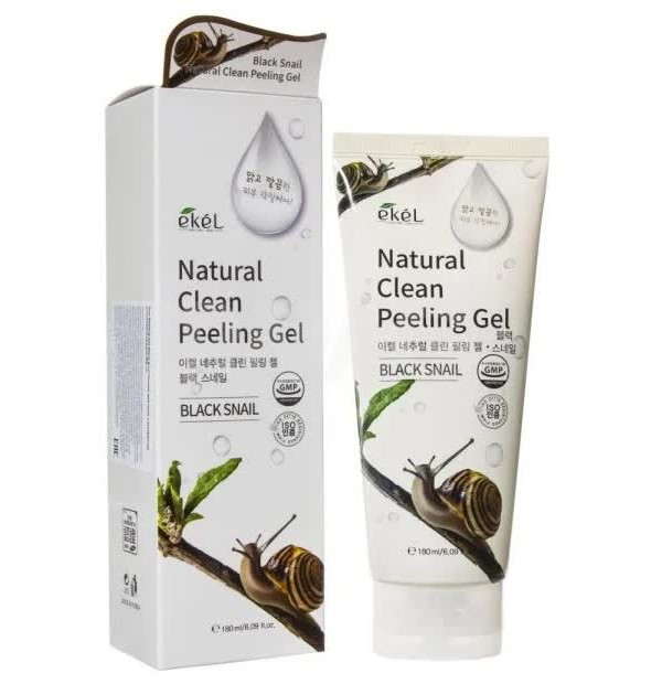 EKEL Пилинг-скатка с муцином черной улитки Natural Clean peeling gel Black Snail, 100мл
EKEL Пилинг-скатка с муцином черной улитки Natural Clean peeling gel Black Snail, 100мл