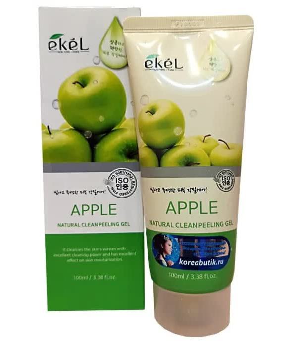 EKEL Пилинг-скатка с экстрактом яблока Natural Clean Peeling Gel Apple, 100мл
EKEL Пилинг-скатка с экстрактом яблока Natural Clean Peeling Gel Apple, 100мл