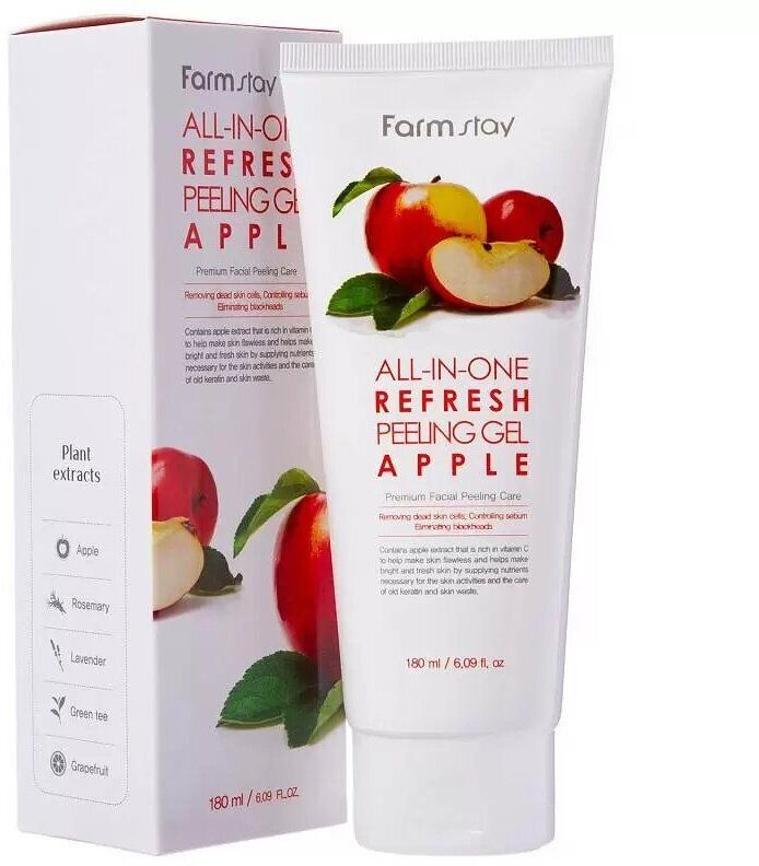 Пилинг гель FarmStay с экстрактом яблока, 180 мл,
Пилинг гель FarmStay с экстрактом яблока, 180 мл,