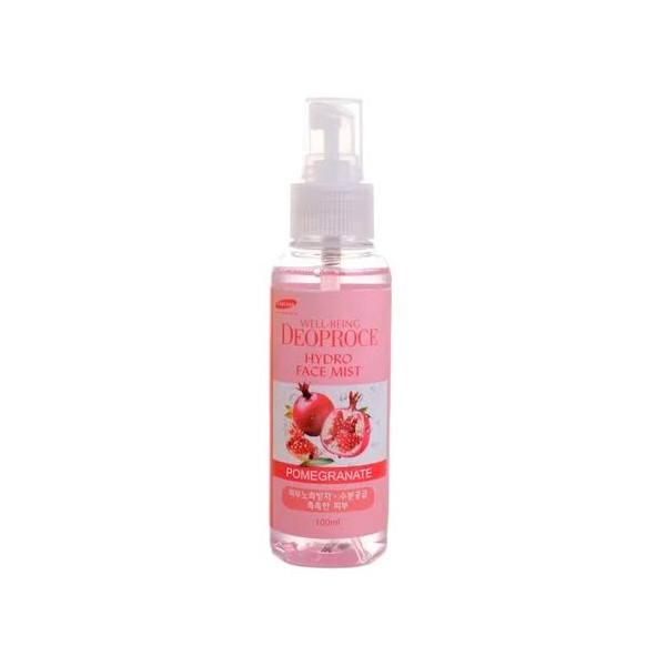 Мист для лица увлажняющий Well-Being Deoproce Hydro Face Mistl Pomegranate 100ml
Мист для лица увлажняющий Well-Being Deoproce Hydro Face Mistl Pomegranate 100ml